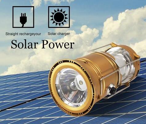 LED Solar Camping Light