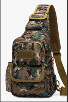 Water Bottle Chest Bag for Outdoor Sports Activities