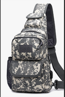 Water Bottle Chest Bag for Outdoor Sports Activities